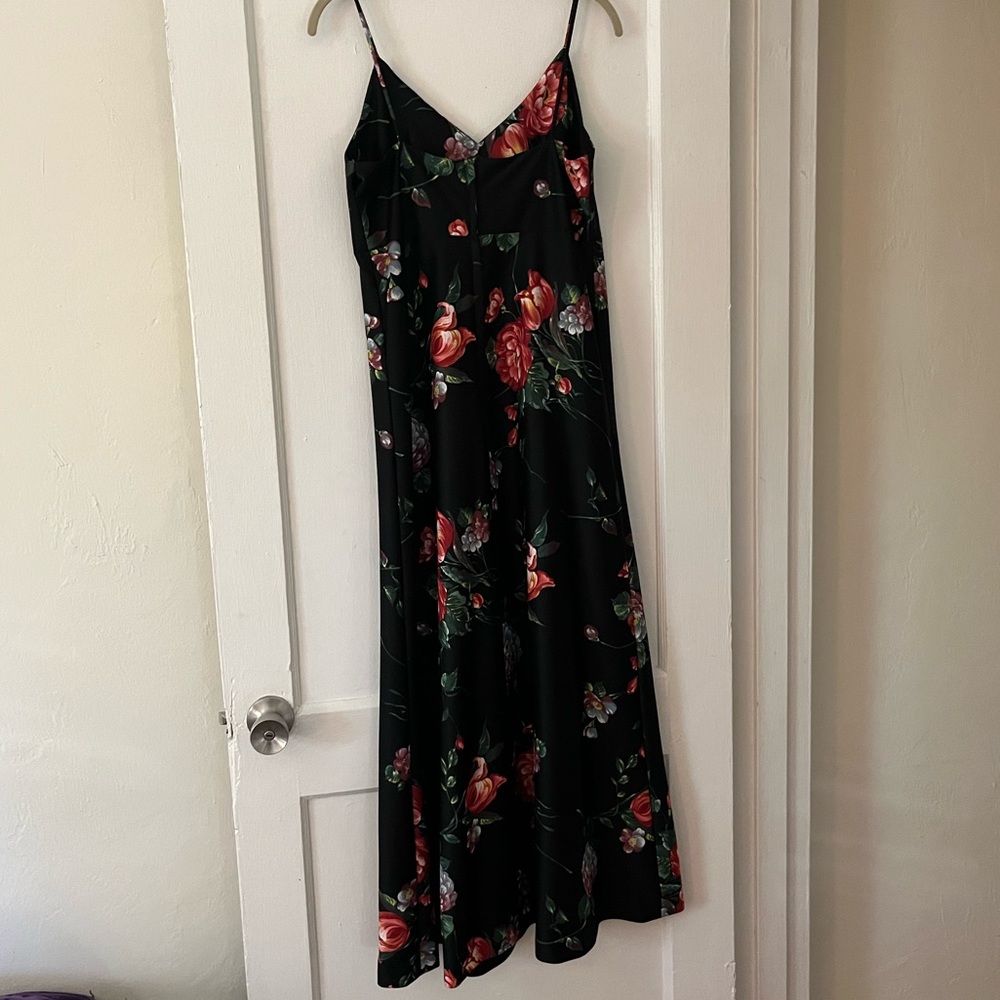Vintage 70s/80s Nadine floral dress M - Picture 4 of 5